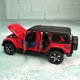 Машинка іграшка Jeep Wrangler Rubicon моделька металева колекційна 15 см Червоний (2805218) - зображення 4
