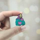 Металлический значок, пин "Скелетор" (знач0135-1) - изображение 1