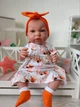 Кукла пупс в платье Лисички Ane Baby Marina&pau, 45 см - изображение 1