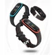 Спортивний ремінець для Xiaomi Mi Band 5/6/7 "Чорно-рожевий" (VANAX82004) - зображення 5
