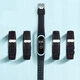 Спортивний ремінець для Xiaomi Mi Band 5/6/7 "Чорно-рожевий" (VANAX82004) - зображення 6