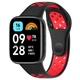 Перфорированный ремешок для Xiaomi Redmi Watch 3 Active "Красно-черный" (VANAX64005) - изображение 1