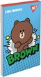 Набір блокнотів YES Line friends А7 48 аркушів у клітинку 40 шт (151934) (4823092280602) - зображення 4