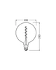 Лампочка Osram 4058075269927 Led Vintage 1906 E27 5W 1800K 110Lm IP20 (066557) - изображение 3