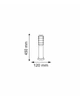 Вуличний світильник Goldlux 315120 Serena E27 1x10W IP44 GR (012900) - зображення 3