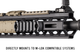 Планка пикатини Magpul Polymer 7 Slots M-Lok Systeme - Black - изображение 6