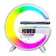 Ночник смарт-лампа акумуляторна Light Sound Machine з бездротовою зарядкою 15W GА White - зображення 1