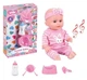 Пупс функциональный BABY Cute пьет из бутылочки ходит в туалет звуки аксессуары 33 см (4243433)(L 006-7) - изображение 2
