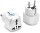 Перехідник мережевий XOKO WC-120 на EU, White - изображение 1