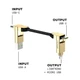 Кабель-брелок Rolling Square inCharge X Lava Black 6 в 1 USB-C/Lightning для быстрой зарядки 100W 0.08m Marble Beige - изображение 3