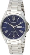 Наручные часы Casio MTP-1384D-2AVDF Синие с серебристым отображение дня и даты - изображение 1