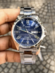 Наручные часы Casio MTP-1384D-2AVDF Синие с серебристым отображение дня и даты - изображение 3