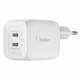 Зарядний пристрій мережевий Belkin Home Charger 45W GAN PD PPS 2хUSB-С White (WCH011VFWH) - зображення 1