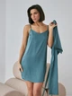 Ночная рубашка женская BARWA garments 0167 L Морская волна (2110001673344) - изображение 5