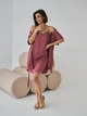 Ночная рубашка женская BARWA garments 0167 L Темно-розовая (2110001673641) - изображение 6