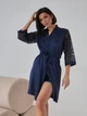Халат женский BARWA garments 0337 S Темно-синий (2110003371415) - изображение 1