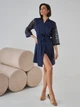 Халат женский BARWA garments 0337 S Темно-синий (2110003371415) - изображение 2