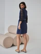 Халат женский BARWA garments 0337 S Темно-синий (2110003371415) - изображение 8