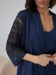 Халат женский BARWA garments 0337 S Темно-синий (2110003371415) - изображение 15