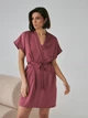 Халат женский BARWA garments 0242 S/L Темно-розовый (2110002429643) - изображение 5