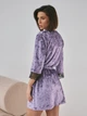 Халат женский BARWA garments 251 M Темно-фиолетовый (2110002512697) - изображение 3