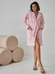 Халат женский теплый с капюшоном BARWA garments 0227 2XL Розовый (2110002275356) - изображение 3