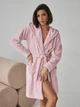 Халат женский теплый с капюшоном BARWA garments 0227 2XL Розовый (2110002275356) - изображение 4