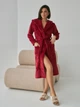 Халат женский BARWA garments 0227/1 XL Красный (2110002274021) - изображение 3