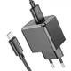 Мережевий Зарядний Пристрій Hoco CS11A 1USB/2.1A + Type-C (Чорний) - зображення 2