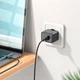 Мережевий Зарядний Пристрій Hoco CS11A 1USB/2.1A + Type-C (Чорний) - зображення 4