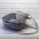 Квадратная кастрюля казан с антипригарным покритием и крышкой Edenberg EB 3973 4,4 л - изображение 4
