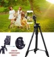 Штатив трипод з пультом ДУ професійний для камери та телефону Yunfeng Tripod YF-3388 Black/Чорний - зображення 3