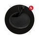 Геймерский стол для компьютера c LED подсветкой 120 х 60 х 75 см с вырезом Huzaro Hero 2.5 RGB компьютерный игровой стол для геймера - изображение 7