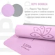 Килимок для йоги UP & FORWARD 183x61x0.6 TPE Amethyst Flower - зображення 4
