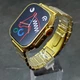 Смарт-годиник Smart Watch Series 8 Hoco Y12 Ultra 49 мм Golden 320 мАч з укр меню - зображення 2