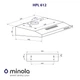 Вытяжка плоская MINOLA HPL 612 BL - изображение 11