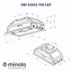 Вытяжка полновстраиваемая Minola HBI 52042 BL 700 LED - изображение 10