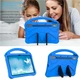 Чехол-накладка Kids with Stand для Lenovo Tab P11 Gen 2 с ручкой blue - изображение 3