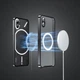 Чохол накладка Metal Glass для Nothing Phone (2) з металевим кільцем та додатковим захистом на камеру black - зображення 3