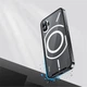 Чохол накладка Metal Glass для Nothing Phone (2) з металевим кільцем та додатковим захистом на камеру black - зображення 5