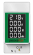 Ваттметр PZEM-008 на дин рейку AC 50-300 V,0-100 A с встроенным трансформатором тока - изображение 1