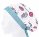 Медицинская шапочка женская HeadwearUniverse универсальная принт Конфетки на белом - изображение 3