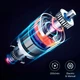 Отвертка прецизионная BauTech 29 в 1 с комплектом бит и подставкой Серый (1013-502-00) - изображение 4
