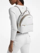 Женский рюкзак Michael Kors Sheila Medium Logo Backpack белый (35F3G6HB6V) - изображение 5