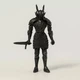Игровая фигурка Dark Souls Дарк Соулс Black Knight Черный Рыцарь, 12см (DS 0016) - изображение 1