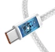 Кабель PD 240W USB-C на USB-C (2m) Woven для Apple (OEM) (020887) (white) - изображение 3