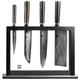 Набор кухонных ножей HuoHou Damascus Kitchen Knife Set (HU0073) 4шт.+підставка - изображение 1