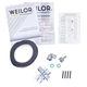Газовая варочная поверхность WEILOR GG W 604 BL, черная стеклянная, с турбо конфоркой, газ на стекле - изображение 7