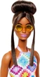 Кукла Барби Модница в красочном вязаном платье Barbie Fashionistas Colorful Crochet Halter Dress 210 (HJT07) - изображение 4