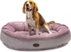 Овальный лежак Harley and Cho Donut Soft Touch Pink L (100х70х21) (3102866) - изображение 2